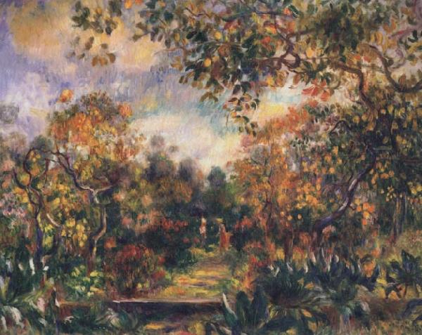 Pierre Renoir Landscape at Beaulieu oil painting picture